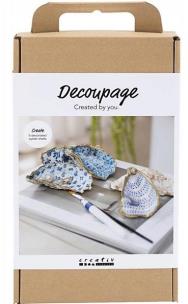 Opakowanie Zestaw do decoupage Muszle Ostryg