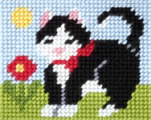 Opakowanie Zestaw do haftu Moje pierwsze wyszywanie Kotek