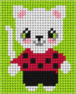 Opakowanie Zestaw do haftu Moje pierwsze wyszywanie Kotek