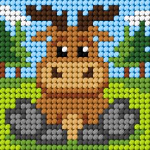 Opakowanie Zestaw do haftu Moje pierwsze wyszywanie Łoś