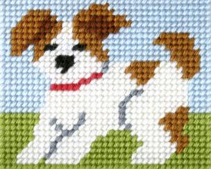 Opakowanie Zestaw do haftu Moje pierwsze wyszywanie Piesek