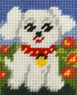 Opakowanie Zestaw do haftu Moje pierwsze wyszywanie Piesek