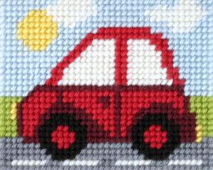 Opakowanie Zestaw do haftu Moje pierwsze wyszywanie Samochód