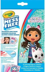 Zestaw do kolorowan Color Wonder Gabbys Dollhouse. Wydawca: Crayola. Multiszop.pl Opakowanie Zestaw do kolorowan Color Wonder Gabbys Dollhouse