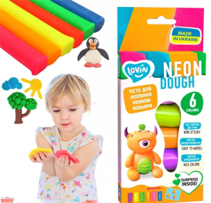 Opakowanie Zestaw do modelowania Neon 6 kolorów