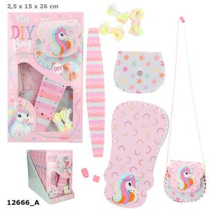 Opakowanie Zestaw do robienia torebki DIY z Jednorożcem Ylvi 12666A