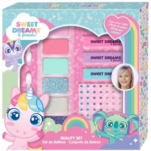 Zestaw do stylizacji włosów i makijażu Sweet Dreams KL11674. Wydawca: Kids Euroswan. Multiszop.pl Opakowanie Zestaw do stylizacji włosów i makijażu Sweet Dreams KL11674