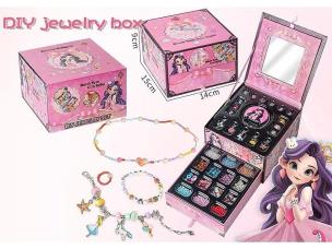 Opakowanie Zestaw do tworzenia bransoletek z kuferkiem