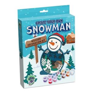 Opakowanie Zestaw do tworzenia obrazów z drewna - Bałwan