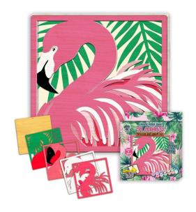 Opakowanie Zestaw do tworzenia obrazów z drewna - Flaming