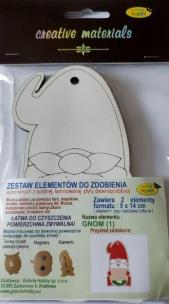Opakowanie Zestaw do zdobienia ze sklejki Mikołaj