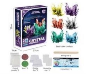 Opakowanie Zestaw doświadczalny Kryształy