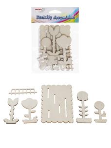 Opakowanie Zestaw drewniany DIY kwiatki