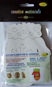 Opakowanie Zestaw elementów do zdobienia Rękawica BN 11x14cm