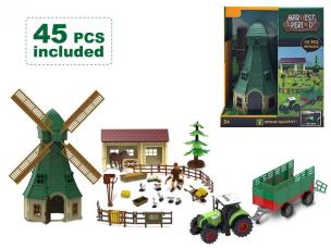 Opakowanie Zestaw farma ze stajnią i młynem 45el