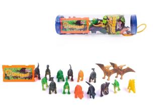 Opakowanie Zestaw figurek dinozaury w tubie