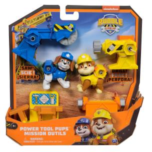 Zestaw figurek Psi Patrol Rubble i jego Ekipa. Wydawca: Spin Master. Multiszop.pl Opakowanie Zestaw figurek Psi Patrol Rubble i jego Ekipa