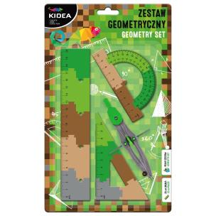 Opakowanie Zestaw geometryczny puzzle 20cm 4el KIDEA