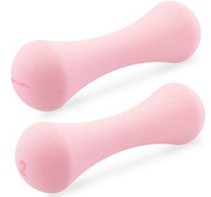 Zestaw hantli 2x2kg Bone różowe. Wydawca: Spokey. Multiszop.pl Opakowanie Zestaw hantli 2x2kg Bone różowe
