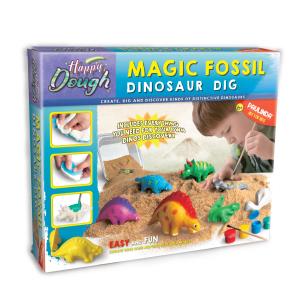 Zestaw Happy Dough - Stwórz Swoją Dinozaury. Wydawca: Strigo. Multiszop.pl Opakowanie Zestaw Happy Dough - Stwórz Swoją Dinozaury