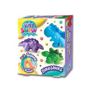 Zestaw Just Squish - Dinozaury. Wydawca: Strigo. Multiszop.pl Opakowanie Zestaw Just Squish - Dinozaury