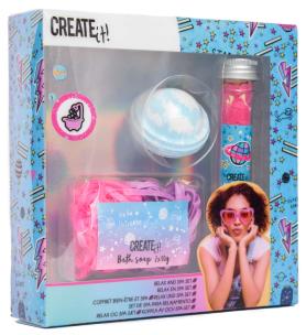 Zestaw kąpielowy relax i spa Create it!. Wydawca: CREATE it. Multiszop.pl Opakowanie Zestaw kąpielowy relax i spa Create it!