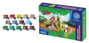 Opakowanie Zestaw klocków magnetycznych Astrafun Pixel One Farma 192 szt.