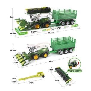 Opakowanie Zestaw kombajnów z przyczepą