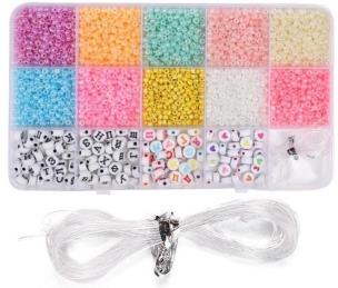 Opakowanie Zestaw koralików do robienia biżuterii