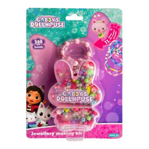 Opakowanie Zestaw koralików Gabby's Dollhouse Zajączek 250 szt. + 2m gumki