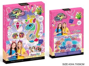 Opakowanie Zestaw koralików Jednorożec ponad 500szt