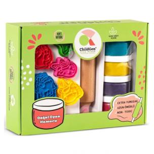 Zestaw kreatywny Jednorożec naturalna ciastolina + akcesoria. Wydawca: ChildGen (GEN OYUNCAK SANAYİ TİCARET A.Ş.). Multiszop.pl Opakowanie Zestaw kreatywny Jednorożec naturalna ciastolina + akcesoria