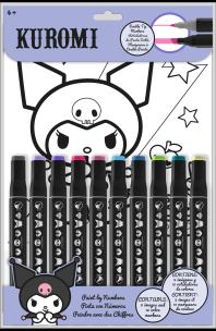 Opakowanie Zestaw kreatywny Kuromi 12 el. KU00022