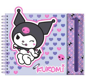 Zestaw kreatywny w saszetce 6 kredek Kuromi KU00004. Wydawca: Kids Euroswan. Multiszop.pl Opakowanie Zestaw kreatywny w saszetce 6 kredek Kuromi KU00004
