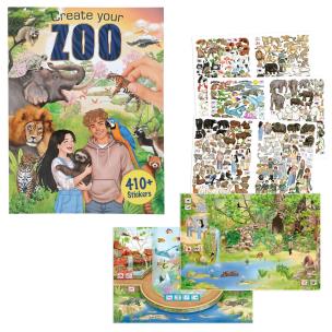 Opakowanie Zestaw kreatywny z naklejkami ZOO 14532A