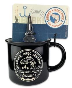 Opakowanie Zestaw Kubek + szczypce wędkarza