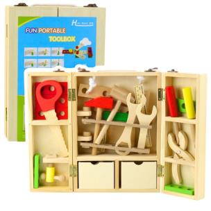 Zestaw Małego Majsterkowicza 35el.. Wydawca: Leantoys. Multiszop.pl Opakowanie Zestaw Małego Majsterkowicza 35el.