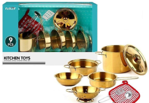 Opakowanie Zestaw metalowych garnków 36,5x11x23,5cm