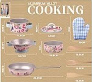 Opakowanie Zestaw metalowych garnków