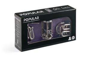 Opakowanie Zestaw metalowych łamigłówek Popular, 3 szt. 92208