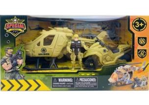 Zestaw militarny ze śmigłowcem. Wydawca: Merkpol. Multiszop.pl Opakowanie Zestaw militarny ze śmigłowcem