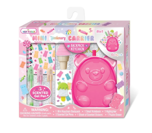 Opakowanie Zestaw miniaturek z mini-plecaczkiem Miś