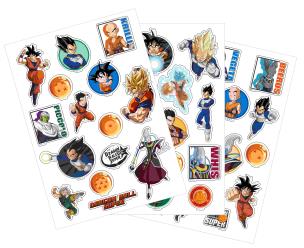 Zestaw naklejek removable Dragon Ball Z DB00009. Wydawca: Kids Euroswan. Multiszop.pl Opakowanie Zestaw naklejek removable Dragon Ball Z DB00009