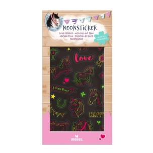 Zestaw Neonowych Naklejek Konie 27szt. Wydawca: Moses. Multiszop.pl Opakowanie Zestaw Neonowych Naklejek Konie 27szt
