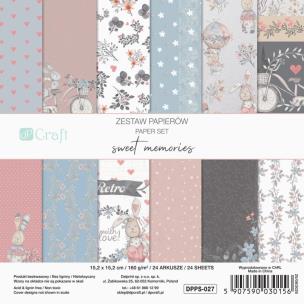 Opakowanie Zestaw papierów memories 15,2x15,2cm 24 kartki