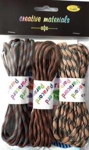 Opakowanie Zestaw paracord 2,8mb 3 kolory