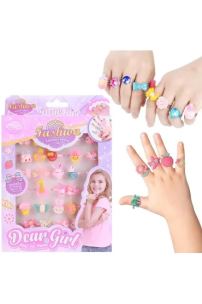 Zestaw pierścionków biżuteria 30szt. Wydawca: Trifox. Multiszop.pl Opakowanie Zestaw pierścionków biżuteria 30szt