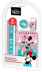 Zestaw piśmienniczy Minnie 5 el. MN30023. Wydawca: Kids Euroswan. Multiszop.pl Opakowanie Zestaw piśmienniczy Minnie 5 el. MN30023