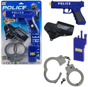 Zestaw policyjny pistolet na baterie. Wydawca: Trifox. Multiszop.pl Opakowanie Zestaw policyjny pistolet na baterie