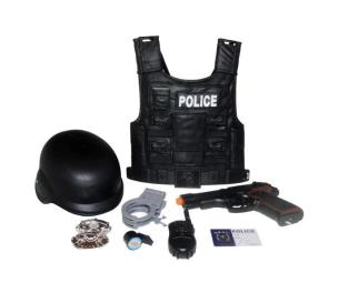 Zestaw policyjny z polskim modułem głosowym. Wydawca: SWEDE. Multiszop.pl Opakowanie Zestaw policyjny z polskim modułem głosowym